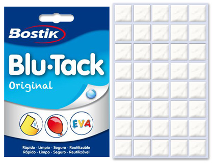 Masilla adhesiva Bostik Blu-Tack 57g.